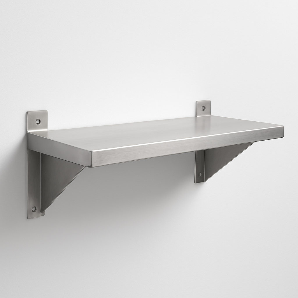 18 inch Stainless Steel Wall Shelf