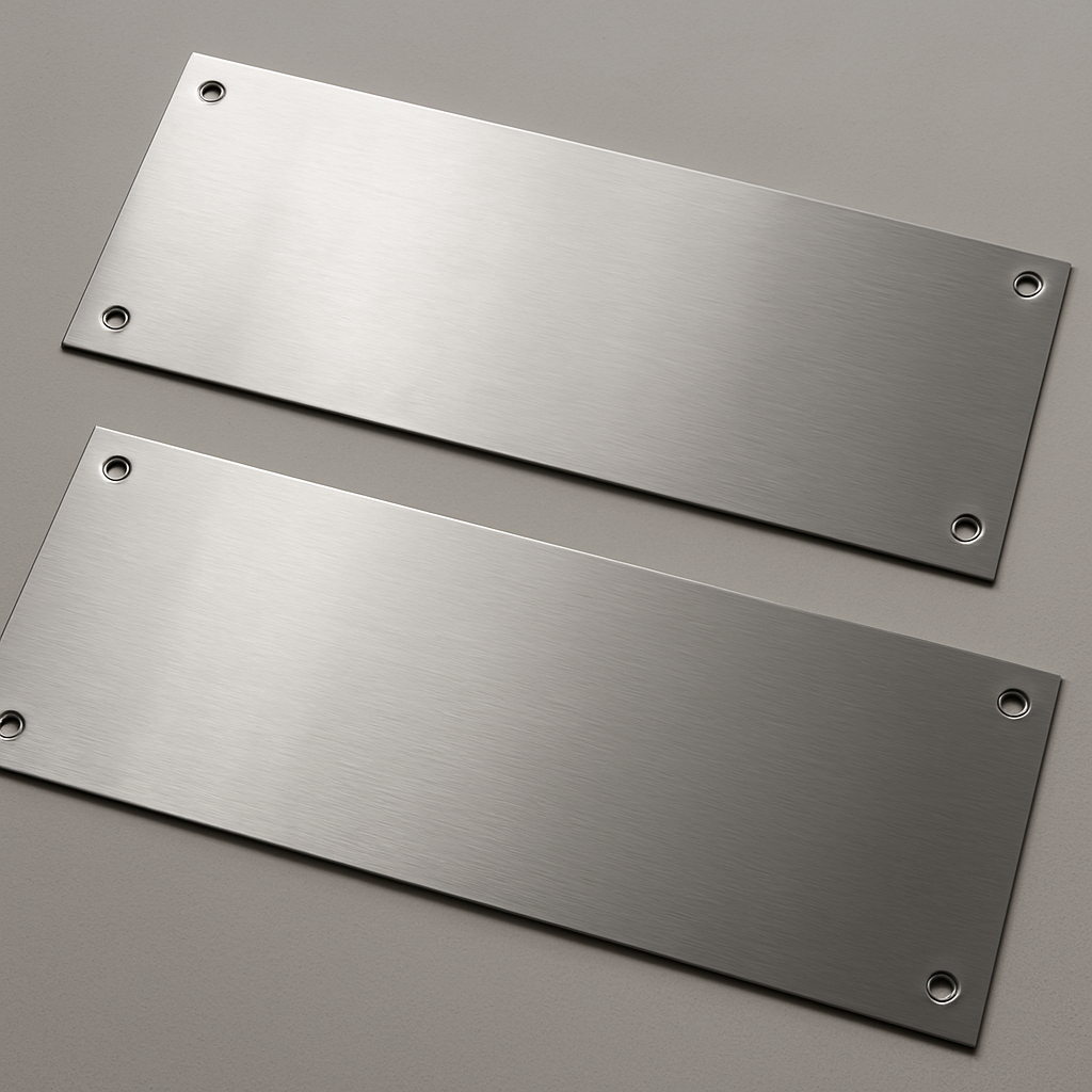 Stainless steel 6 in x 30 in kick plate
