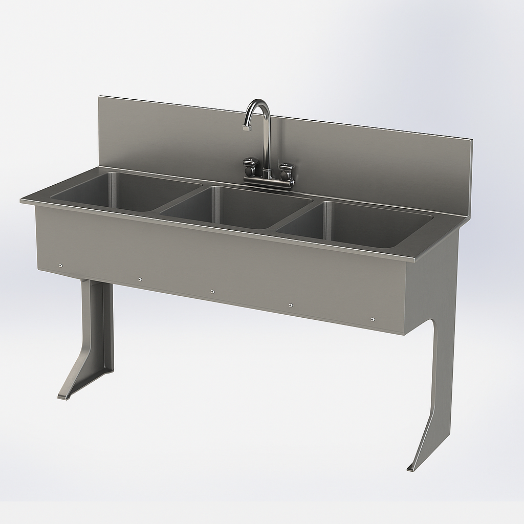 Stainless Steel Sink Stations